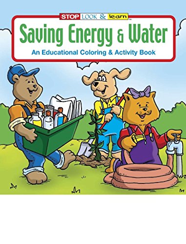 Saving Energy and Water Kid's Coloring & Activity Book in Bulk (25-pack)