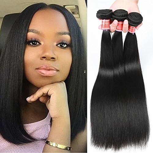 Ali Great Grace Peruvian Straight Hair 3 Bundles Hot Sale Unprocessed Human Hair Extensions Virgin Straight Hair Weaves Natural Color (12 14 16)