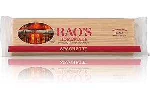 Rao's Homemade Spaghetti Pasta, 16oz, Traditionally Crafted, Premium Quality, From Durum Semolina Flour, Traditional Bronze Die Cut, Imported from Italy