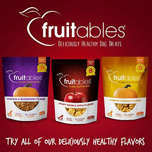Fruitables Greek Yogurt Dog Treats Healthy Treats for Dogs Baked