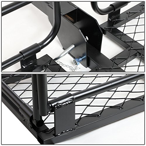 4 Fold+Up+Basket+Luggage+Carrier+Powdered