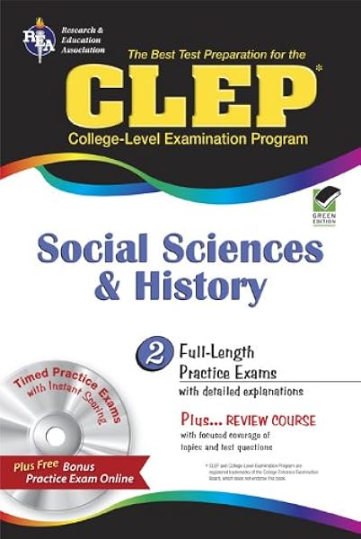 Clep Social Sciences And History W Cd Clep Test Preparation Clep Dittloff Phd Scott 9780738606934 Amazon Com Books