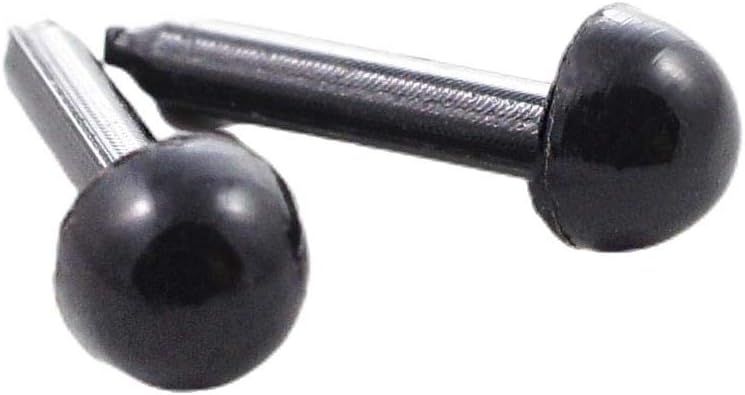 100pcs Black Safety Pin Plastic Eyes Felting DIY Doll Toy Scrapbooking Crafts Amigurumi Supplies 4mm