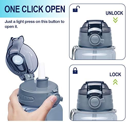 Half gallon water bottle in various colors, priced at $18.99.