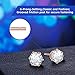 UHIBROS Stainless Steel Stud Earrings Set Hypoallergenic Pierced Cubic Zirconia Gold 6 Pairs 3-8mm (Rose Gold)