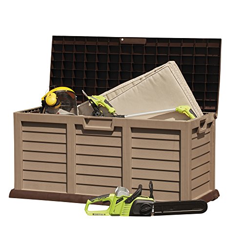 Garden Gear Plastic Garden Storage Box Chest Container, Weatherproof