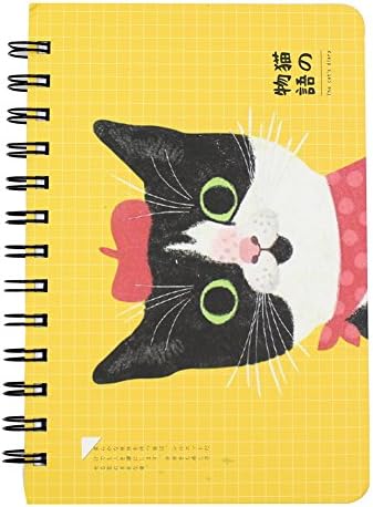 7.4” x 5.3”, Cute Cat Spiral Notebook Notepads Desk Calendar Scheduler Weekly Planner Pad, 58 Sheets/116 Pages)