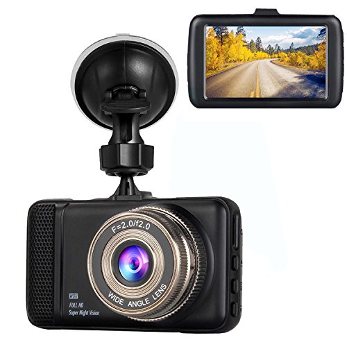Dash Cam,Hliwoynes 3.0" Screen,150 Degree Wide Angle,Full HD 1080P, Car dashboard Camera, Vehicle On-dash Video Recorder Camcorder with G-Sensor, Loop Recording,Night Vision (Black) - Thumbnail 6