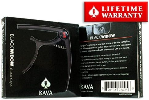 Guitar Capo for Acoustic and Electric Guitar - Aluminum Alloy - Professional Quality Trigger Style - Easy One Hand Use - Electric, Acoustic, Classical, Ukelele