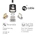 Magnetic charging cable 3 in 1 for iphone,android devices. Lightning+Type C+Micro USB 2.4A Quick Nylon Braided Sync Cord with High Speed Data Transfering