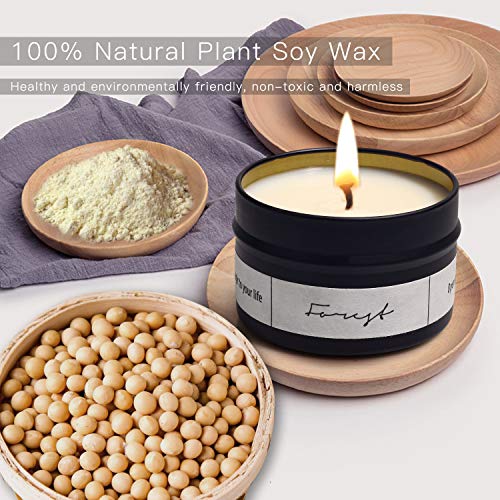 (6 Packs) Scented Candles Set Soy Candles Gifts for Women - (English Pear & Freesia, French Cade & Lavender, Rosemary & Spring), Aromatherapy Candles for Relaxation, 100% Pure Natural Soybean Wax - Thumbnail 2