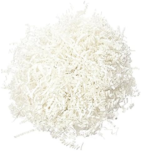 MTBHY 1/2 LB Crinkle Cut Paper Shred - White