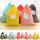 4 pieces Waterproof Travel Drawstring Bag Shoe Laundry Underwear Makeup Storage Pouch