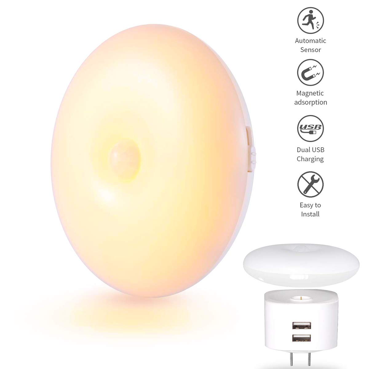 Best indoor motion sensor plug in table lamp