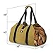 ForestWonder Firewood Carrier Log Carrier Wood Carrying Bag for Fireplace 16oz Waxed Canvas - Long Heavy Duty Handle and Security Strap