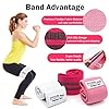 SYOSIN-Resistance-Bands-Non-Slip-Exercise-Loop-Bands-for-Hips-and-Glutes-3-Resistance-Levels-for-Butt-Legs-and-Whole-Body-Work-Out-Durable-Strong-Fitness-Bands-for-Pilates-Yoga-and-Body-Building SYOSIN Resistance Bands, Non-Slip Exercise Loop Bands for Hips and Glutes 3 Resistance Levels for Butt, Legs and Whole Body Work Out, Durable Strong Fitness Bands for Pilates, Yoga and Body Building