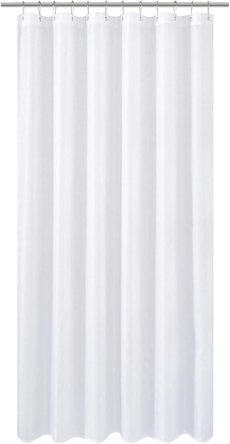 Amazon Com N Y Home Extra Long Fabric Shower Curtain Or Liner 96