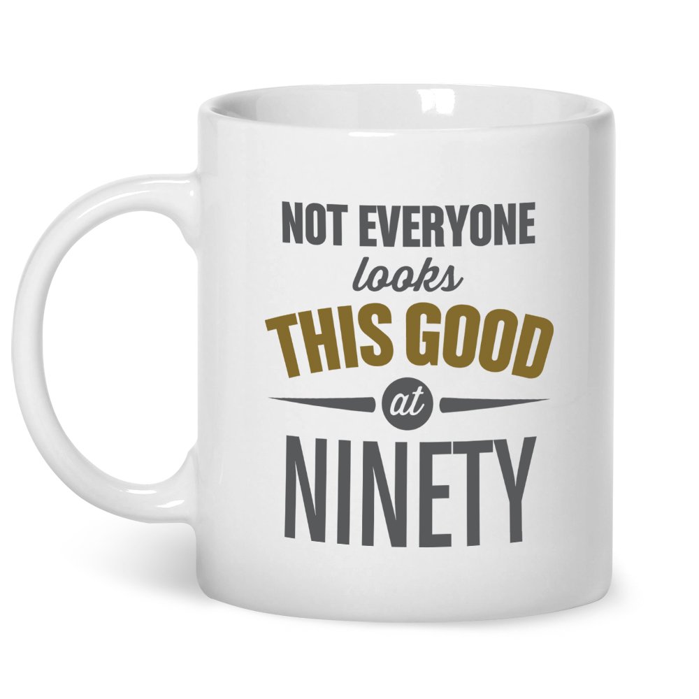 90th Birthday Gifts for Men Keepsake Present for Women Coffee Mug