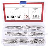 Hilitchi 90-Pcs Cotter Pin Assortment Kit - 304 Stainless Steel