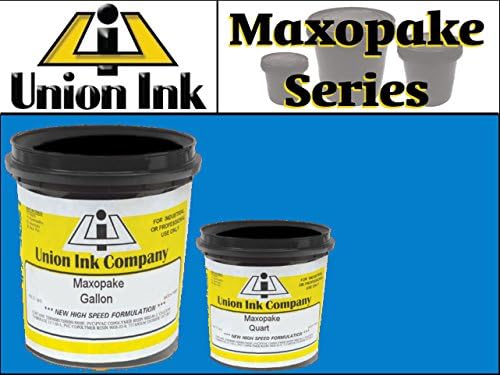 Union Maxopake - Plastisol Screen Printing Ink - Neon Solar Blue (Quart)