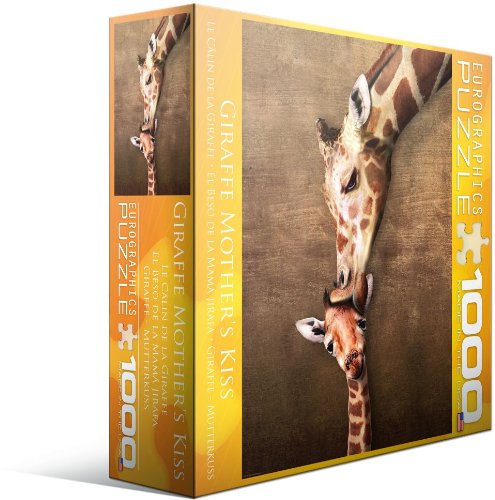 Eurographics Giraffe Mother's Kiss Puzzle, 1000-Piece