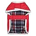 Zack & Zoey Nor'Easter Blanket Coat, Large, Dark Red