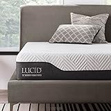 LUCID 10 Inch California King Hybrid Mattress