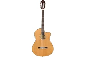 Fender CN-140SCE Nylon Acoustic Guitar - Walnut Fingerboard - Natural with Case - Includes Free Virtual Courses on Fender Pla