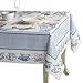 Maison d' Hermine Table Cloth Square Table 100% Cotton 60 x 60 Inches Tablecloth Reusable Decorative Everyday Use for Dining Room, Farmhouse, Home, Party, Festive & Wedding Spring Summer - Canton