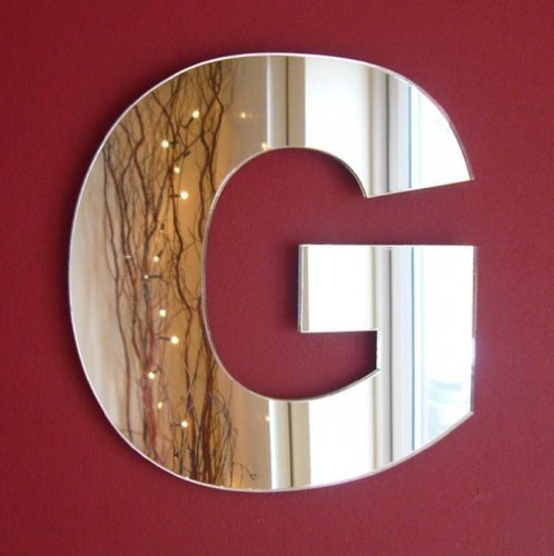 Super Cool Creations Upper Case Letter G Mirror 25cm