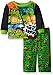 Nickelodeon Boys' Ninja Turtle 2-Piece Fleece Pajama Set, Green, 18 Months