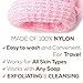 Bath & Relax 4 Pair Set Exfoliating Shower Bath Gloves Scrubbing Wash Skin Spa Massage Loofah Body Scrubber