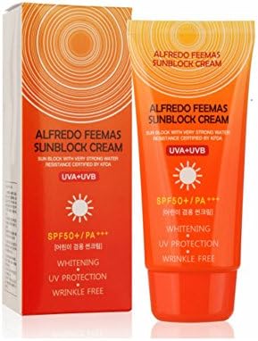 ALFREDO FEEMAS Sunblock Cream UVA UVB Block SPF50+ PA+++