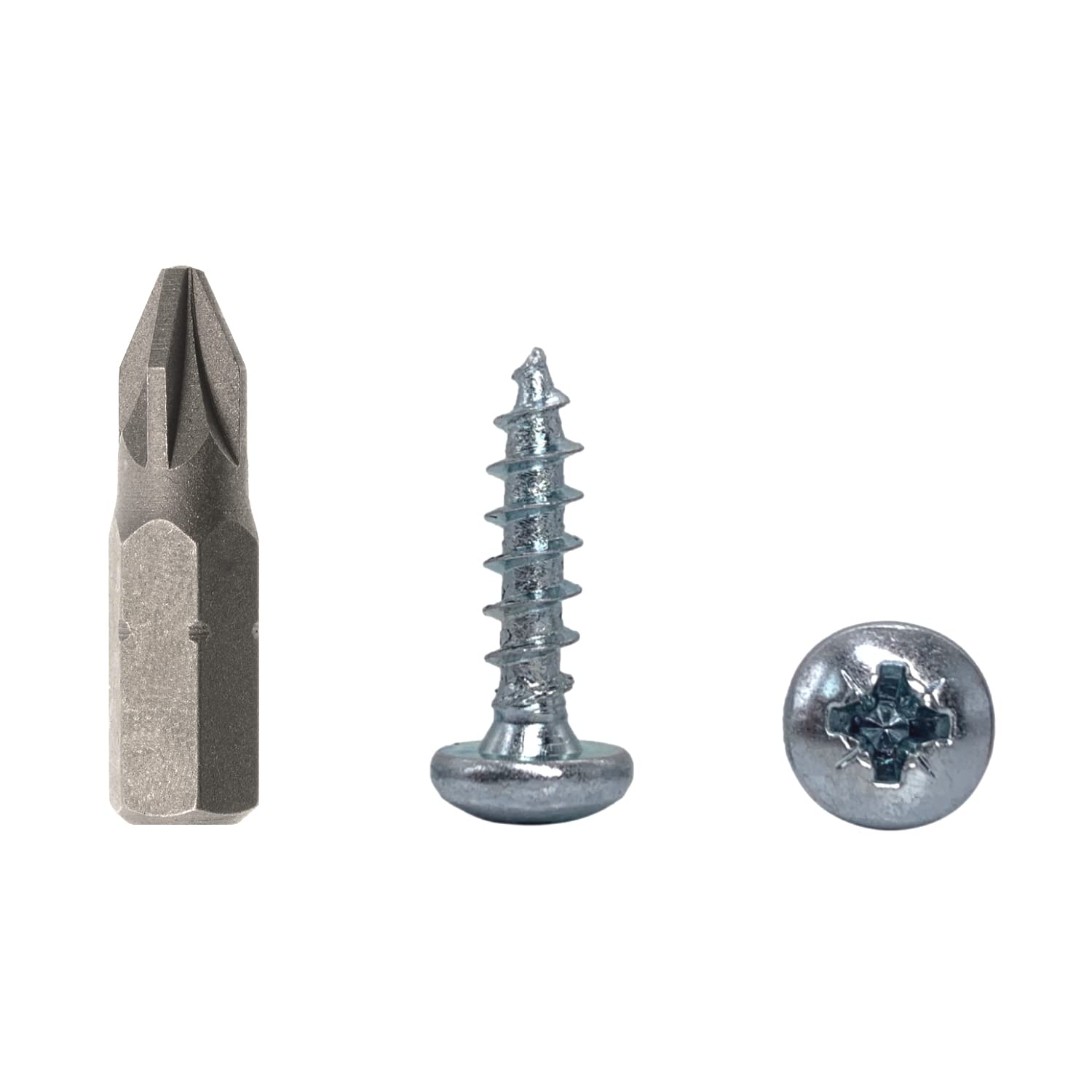 (Pack of 50 pcs) DIN 7981 Zinc Plated Steel 5.0 x 20 mm Wood Screws, Chipboard Screws with Pan Head, Universal Pozi-Drive Screw, PZ Fully Threaded (50, 5.0 x 20 mm)