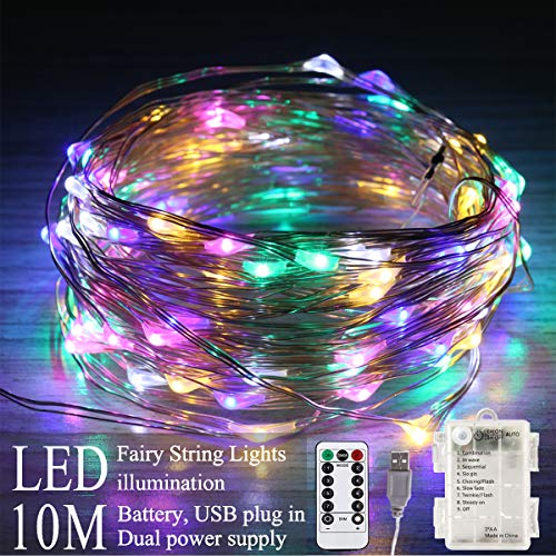 Colored Fairy Rope String LED Christmas Lights | Widest