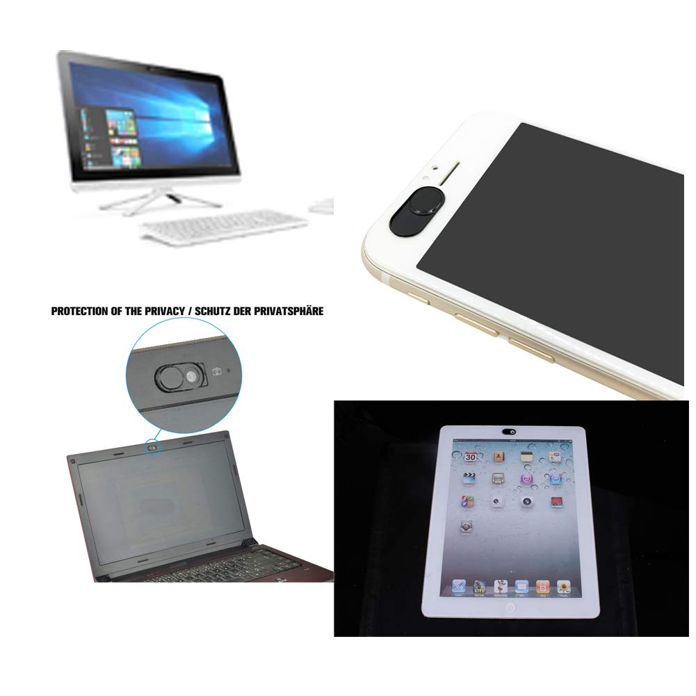 SICOOO Webcam Abdeckung-Handy Kamera (Front) Webcam Cover Laptop Notebook Kamera Abdeckung, für Privatsphäre Schutzc