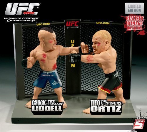 Round 5 UFC Versus Series 1 LIMITED EDITION Action Figure 2Pack Chuck Liddell Vs. Tito Ortiz UFC 47 Round 5 UFC Versus Series 1 LIMITED EDITION Action Figure 2Pack Chuck Liddell Vs. Tito Ortiz UFC 47
