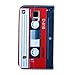 S5 Case, Gift_Source Brand Samsung Galaxy S5 Case, Luxury Fashion PU Leather Magnet Wallet Credit Card Holder Flip Case Cover for Samsung Galaxy S5 i9600/ Galaxy SV / Galaxy S V (2014) (Cassette Tape)