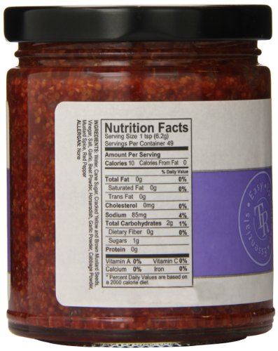 Terrapin Ridge Farms Mustard, Sweet Beet and Horseradish, 10.7 Ounce
