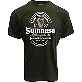 Official Guinness T-Shirt with Irish Label, Bottle Green Colour
