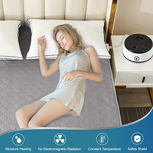 Water Heated Mattress Pad, Mechanical Control Bed Warmer with Super