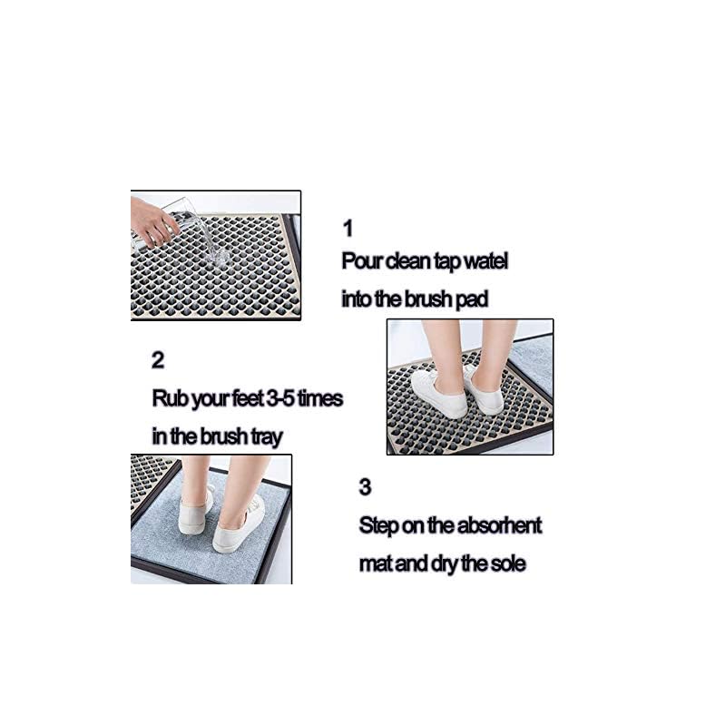 Shoe Soles disinfecting Floor Mat, Household Disinfectant Foot Pads, Hospital Classroom Office