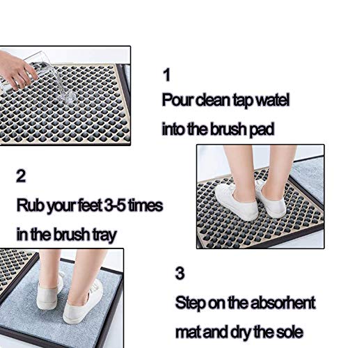 Shoe Soles disinfecting Floor Mat, Household Disinfectant Foot Pads