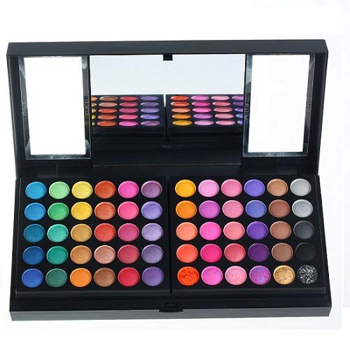 Accessotech 180 Colour Eyeshadow Eye Shadow Palette Makeup Kit Set Make Up Box with Mirror