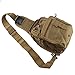 AGPtEK Outdoor Tactical Shoulder Backpack, Military & Sport Bag Pack Daypack for Camping, Hiking, Trekking, Rover Sling(Black/Green/Yellow)