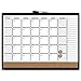 Quartet Dry Erase Board / Cork Board, Calendar Board, Magnetic, 17
