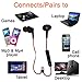 iFox - iFE1 Bluetooth Sports Earphones with Built-in Mic and Volume Control - Wireless Pairing to All Bluetooth Devices - Sweatproof Comfort Fit Design