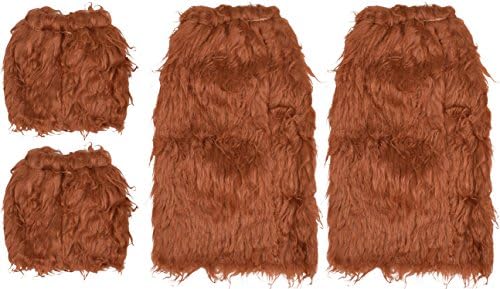 Halloween Accessories Women Cosplay Dressing Up Faux Fur Accessory for Men Tan