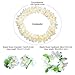 CISMARK Hawaiian Flower Leis Jumbo Necklace Bracelets Headband Set White