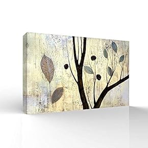 Canvas Wall Art for Living Room,Bedroom Home Artwork Paintings Abstract Forest Ready to Hang - 12x18 inches